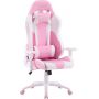Геймерское кресло Everprof Katana, экокожа, розовый